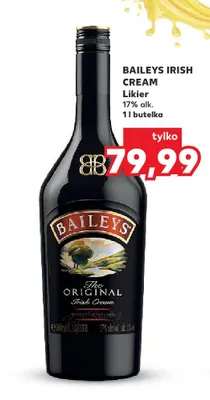 Likier Baileys Irish Cream promocja w Kaufland
