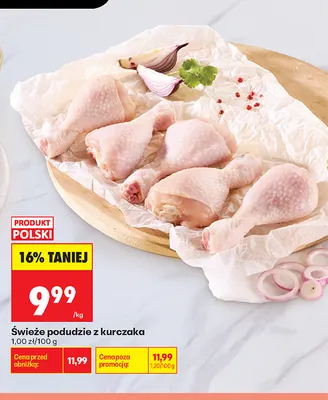 Świeże podudzie z kurczaka promocja w Biedronka