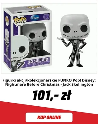 Figurki akcji/kolekcjonerskie FUNKO Pop! Disney: Nightmare Before Christmas - Jack Skellington promocja w Media Markt