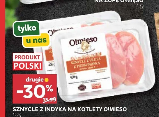 Sznycle z indyka na kotlety O!Mięso promocja w Stokrotka
