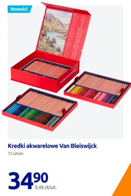Kredki akwarelowe Van Bleiswijck promocja w Action