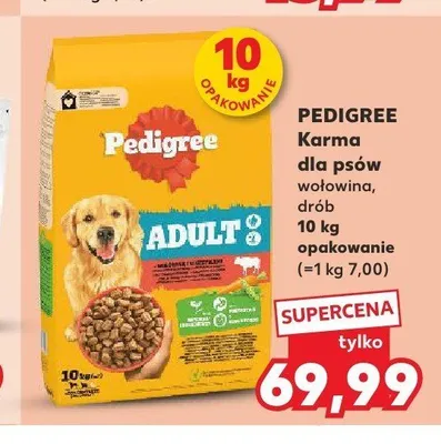 Karma dla psów Pedigree drób promocja w Kaufland