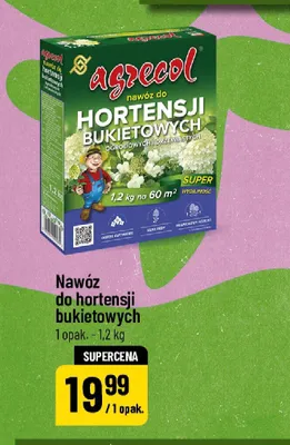 Nawóz do hortensji bukietowych Agrecol promocja w POLOmarket
