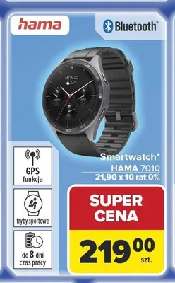Smartwatch HAMA 7010 promocja w Carrefour