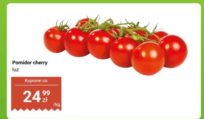 Pomidor cherry luz promocja w Dino