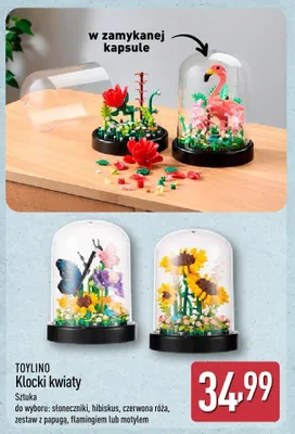 Klocki kwiaty promocja w Aldi