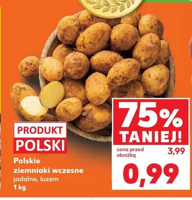 Ziemniaki wczesne polskie promocja w Kaufland