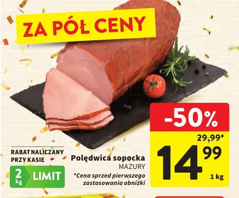 Polędwica sopocka Mazury promocja w Intermarche