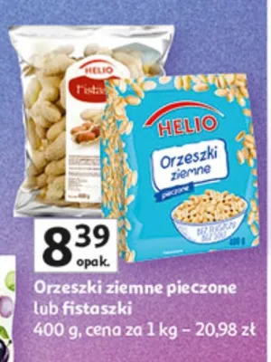 Orzeszki ziemne pieczone lub pistacjowe promocja w Auchan