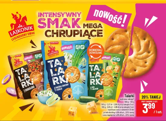 Talarki o smaku chakalaka Lajkonik promocja w POLOmarket
