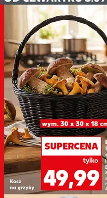 Kosz na grzyby promocja w Kaufland