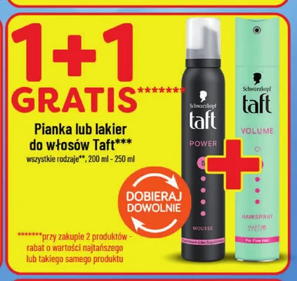 Lakier do włosów Taft promocja w POLOmarket