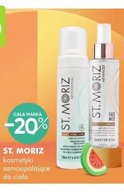 Kosmetyki samoopalające do ciała St. Moriz promocja w Super-Pharm