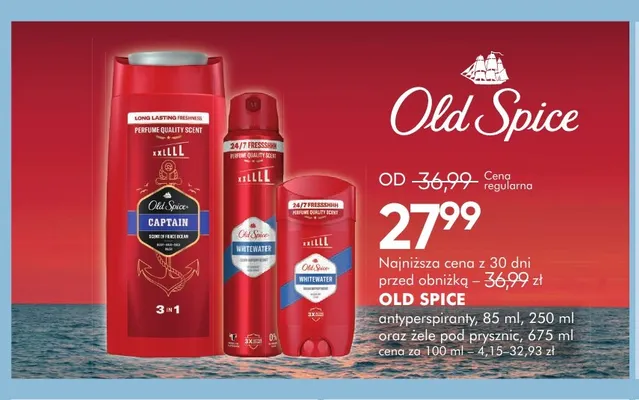Żel pod prysznic Old Spice Captain promocja w Super-Pharm