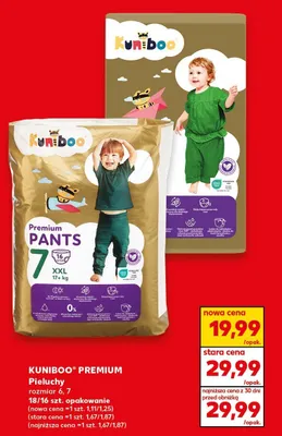 Pieluchy premium pants rozmiar 6, 7 promocja w Kaufland