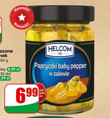 Papryczki baby pepper w zalewie promocja w Dino