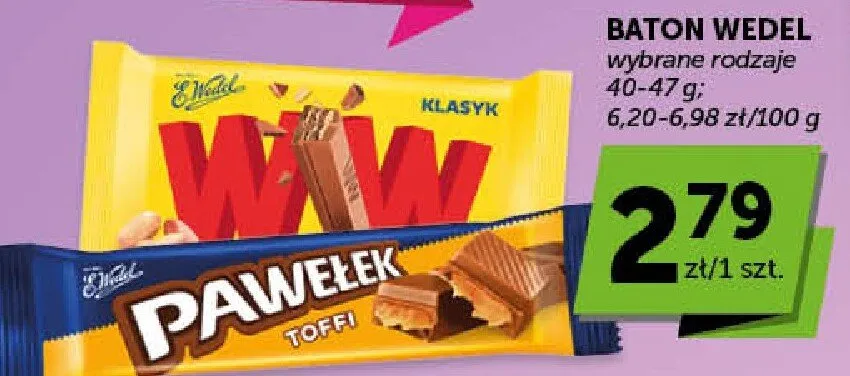 Baton Wedel WW Klasyk promocja w Euro Sklep
