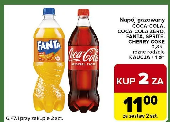 Napój gazowany Coca-Cola promocja w Carrefour Express