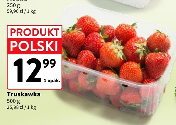 Truskawki polskie promocja w Intermarche