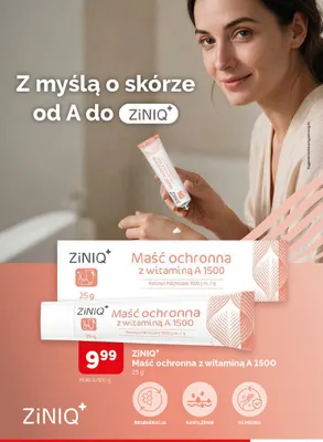 Maść ochronna z witaminą A 1500 ZiNiQ+ promocja w Ziko Dermo