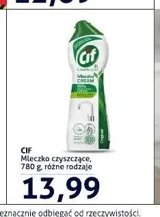 Mleczko czyszczące Cif Cream Original promocja w Blue Stop