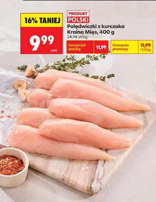 Polędwiczki z kurczaka Kraina Mięs promocja w Biedronka