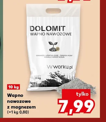 Wapno nawozowe z magnezem Dolomit promocja w Kaufland