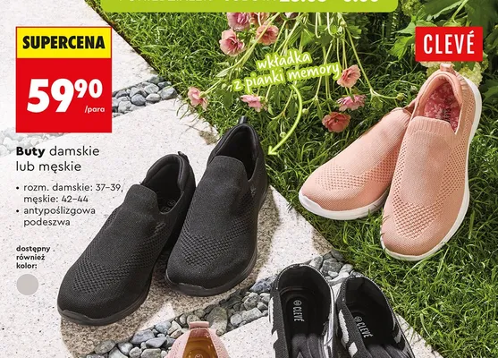 Buty CLEVÉ promocja w Biedronka