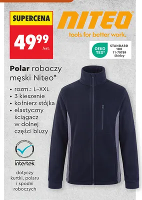 Polar roboczy męski Niteo promocja w Biedronka