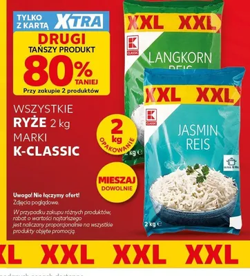 Ryże K-Classic promocja w Kaufland