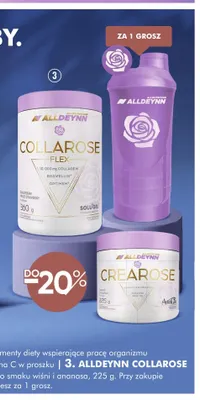 Suplement diety Collarose Flex o smaku maliny i poziomki Alldeynn promocja w Super-Pharm