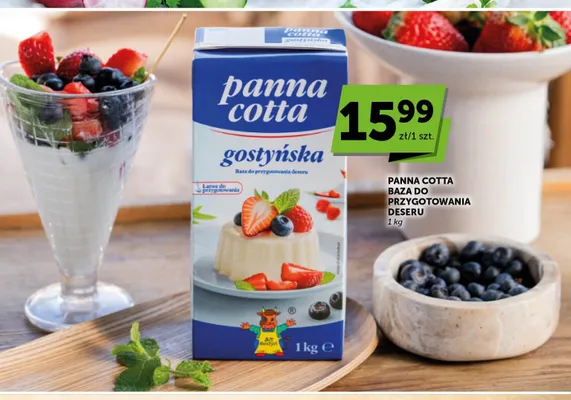 Panna Cotta Gostyńska Baza do przygotowania deseru promocja w Groszek