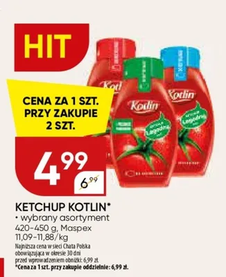 Ketchup Kotlin wybrany asortyment promocja w Chata Polska