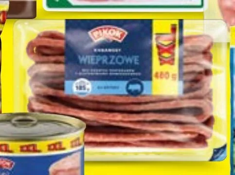 Kiełbaski wieprzowe Pikok XXL promocja w Lidl