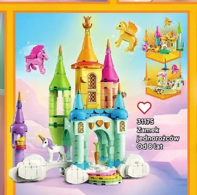 Klocki LEGO Creator 31175 Zamek jednorożców promocja w LEGO