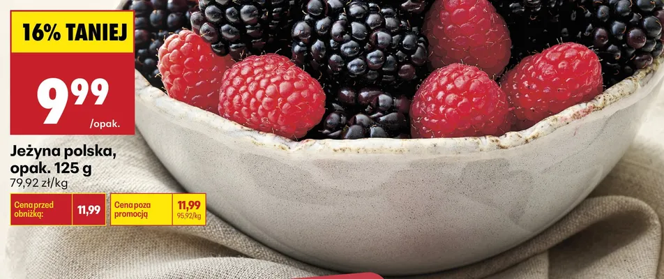 Jeżyna polska promocja w Biedronka