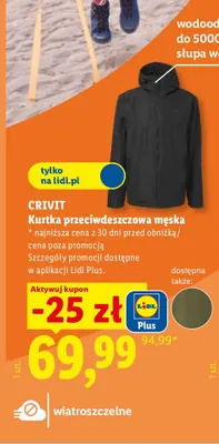 Kurtka narciarska męska 48-56 Crivit promocja w Lidl