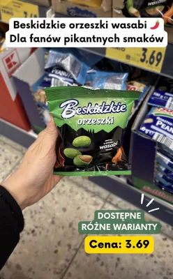 Orzeszki wasabi promocja w Kaufland