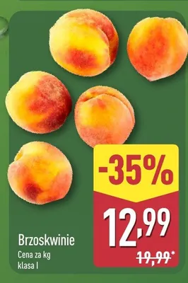 Brzoskwinie promocja w Aldi