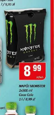 Napój energetyczny Monster Energy 2-pak 500 ml promocja w Chorten