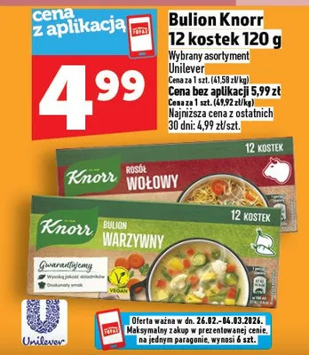 Bulion Knorr 12 kostek promocja w TOPAZ