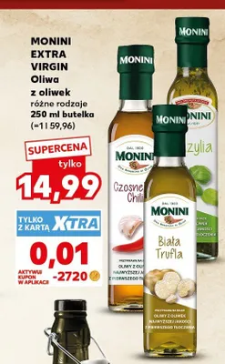 Oliwa z oliwek Monini Biała Trufla promocja w Kaufland