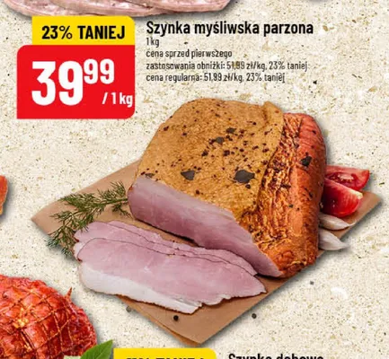 Szynka myśliwska parzona promocja w POLOmarket