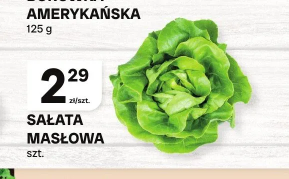 Sałata masłowa promocja w Chorten