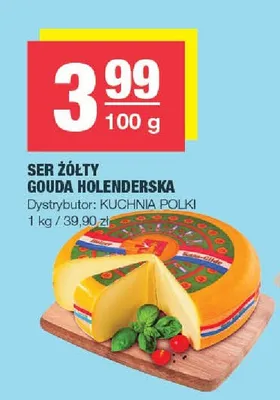 Ser żółty Gouda Holenderska promocja w SPAR