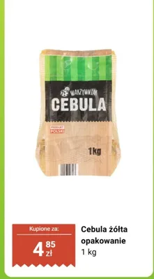 Cebula żółta opakowanie promocja w Biedronka