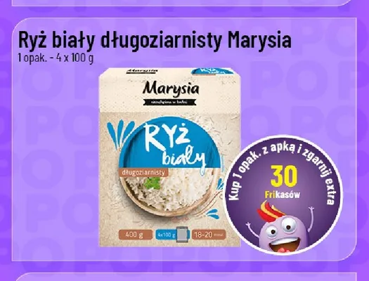 Ryż biały długoziarnisty Marysia 4-pak 100 g promocja w POLOmarket