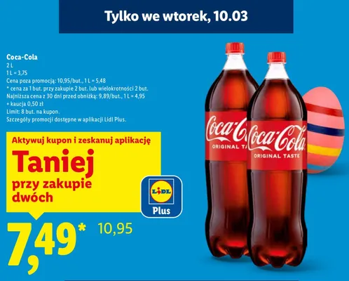 Napój Coca-Cola promocja w Lidl