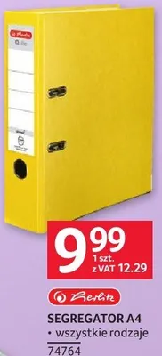 Segregator A4 wszystkie rodzaje promocja w Selgros