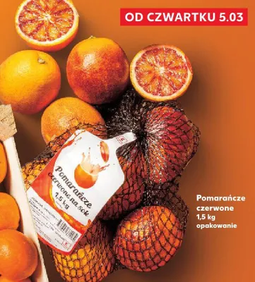 Pomarańcze czerwone 1,5 kg promocja w Kaufland